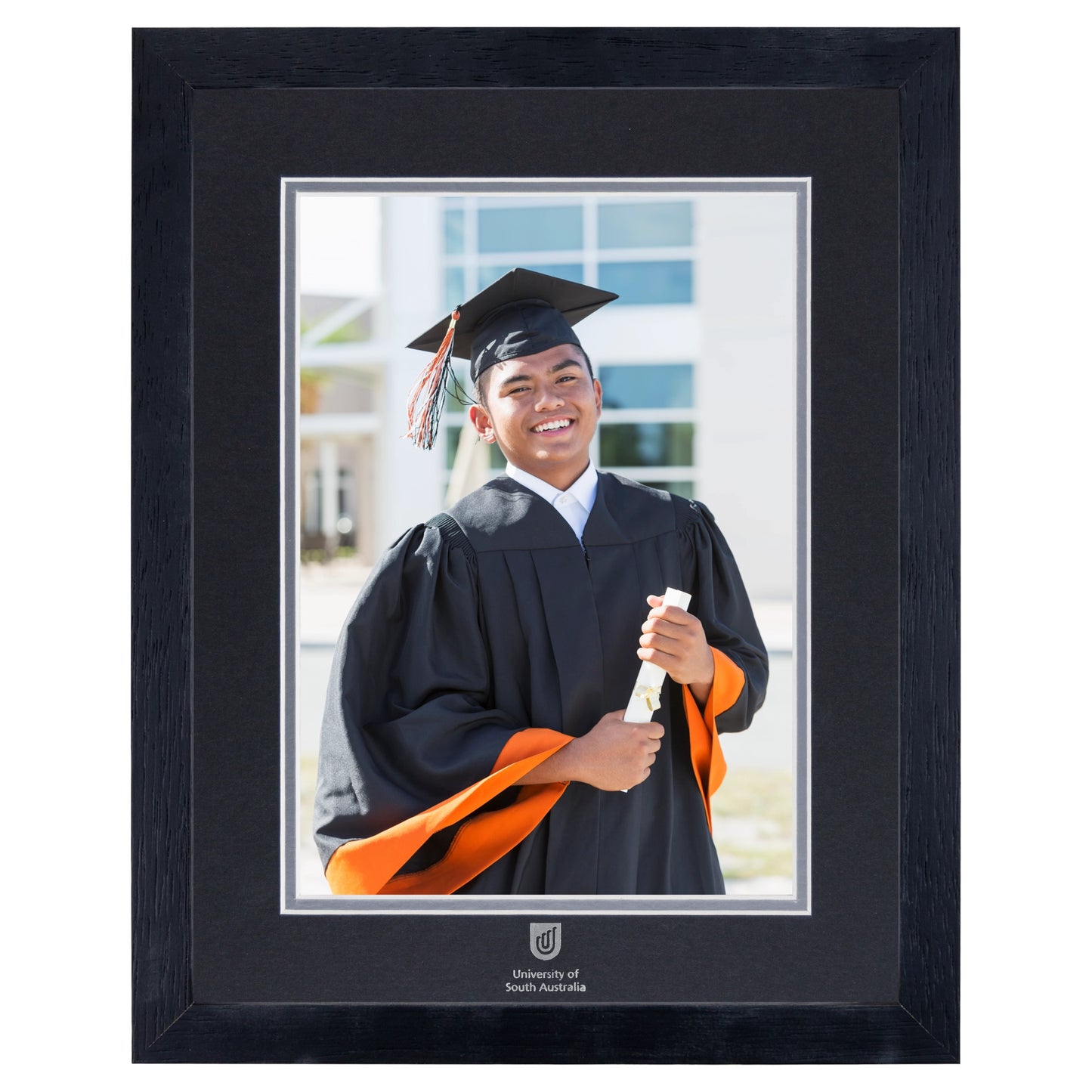 University of South Australia Photo Frame, 250x200mm (10x8in) - Standard Black
