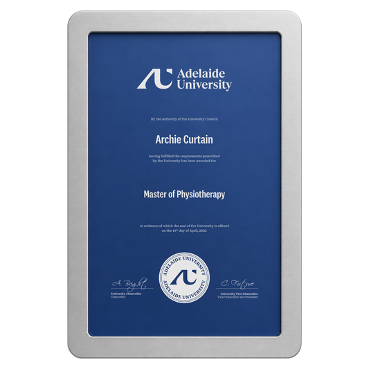 Nexus Certificate Plaque - Adelaide University
