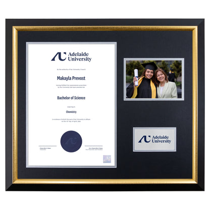 Premium Gold Photo Certificate Frame - Adelaide University