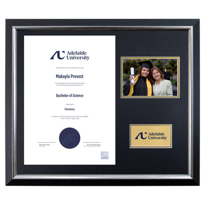Premium Silver Photo Certificate Frame - Adelaide University