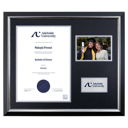 Premium Silver Photo Certificate Frame - Adelaide University