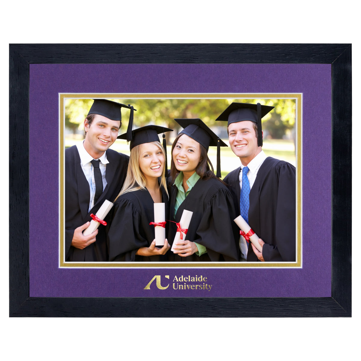 Medium Standard Black Glass Photo Frame 250x200mm (10x8in) - Adelaide University