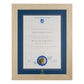 Natural Single Certificate Frame- University of South Australia