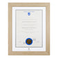 Natural Single Certificate Frame- University of South Australia