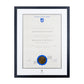 Standard Black Single Certificate Frame - University of South Australia