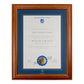 Traditional Timber Single Certificate Frame - University of South Australia