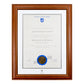 Traditional Timber Single Certificate Frame - University of South Australia