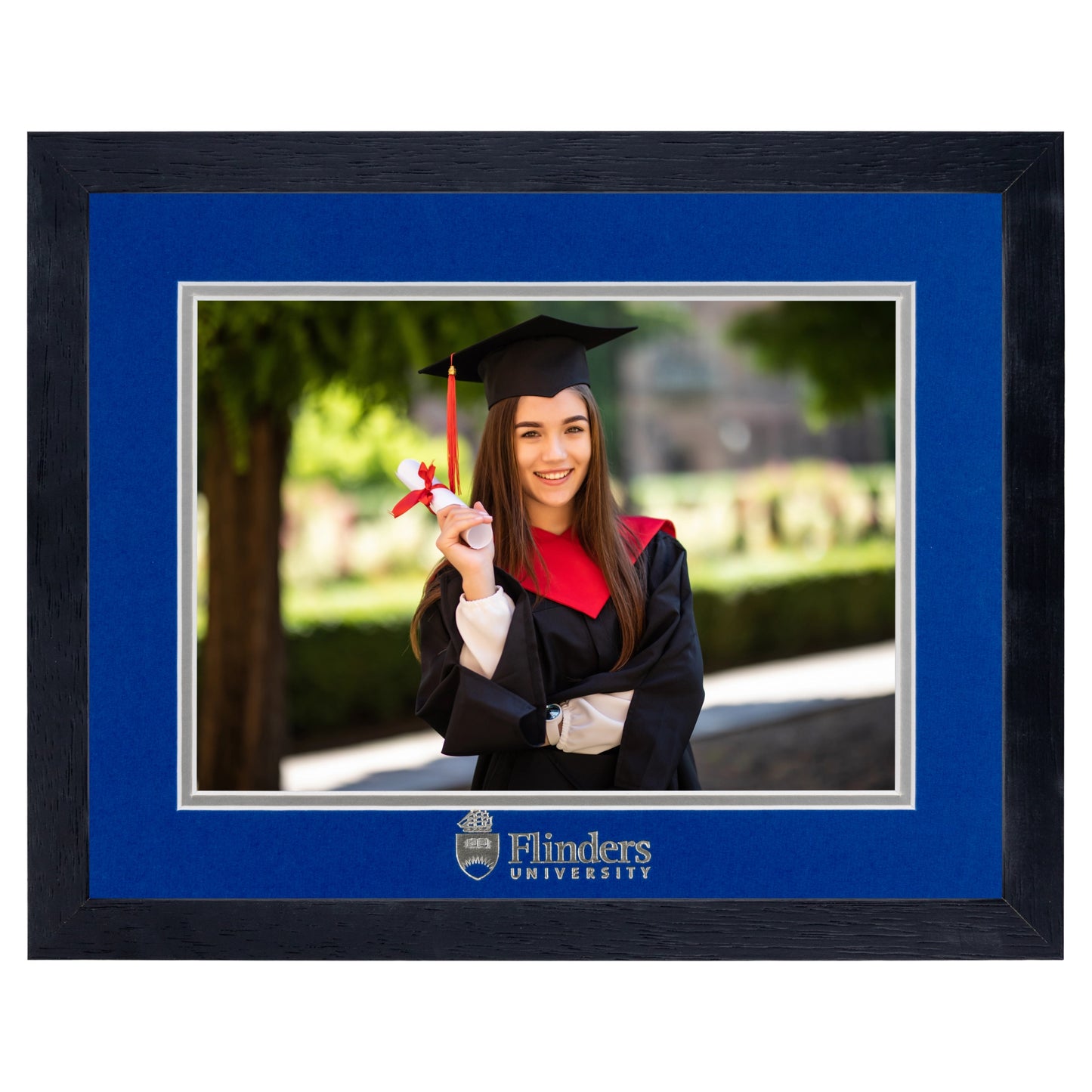 Flinders University Photo Frame, 250x200mm (10x8in) - Standard Black