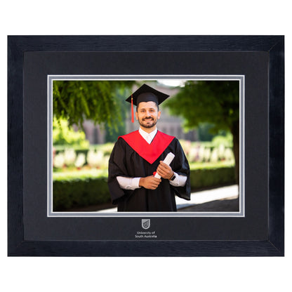 University of South Australia Photo Frame, 250x200mm (10x8in) - Standard Black