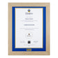 Flinders University Single Certificate Frame - Natural