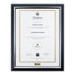 Flinders University Single Certificate Frame - Premium Silver