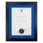 University of South Australia Single Certificate Frame - Premium Black