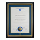 University of South Australia Single Certificate Frame - Premium Gold