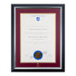 University of South Australia Single Certificate Frame - Premium Silver